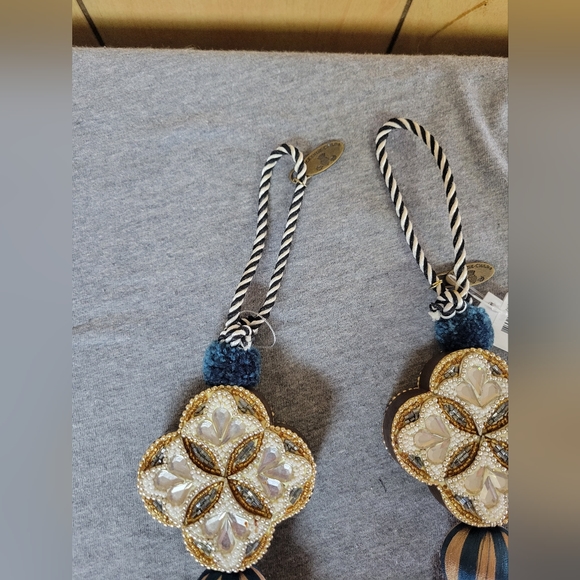 Two MacKenzie-Childs Cobblestone Beaded Tassels - Picture 8 of 11